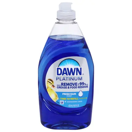 Dawn Platinum Fresh Rain Dishwashing Liquid 14.6 fl oz