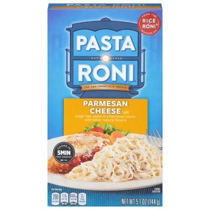 Parmesan Cheese Angel Hair Pasta 5.1 oz