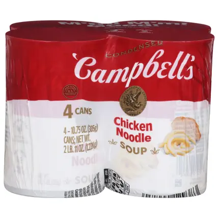 Chicken Noodle Condensed Soup 4 - 10.75 oz Cans