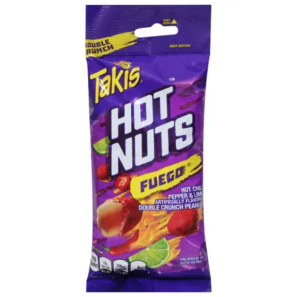Hot Nuts Fuego Double Crunch Peanuts 3.2 oz