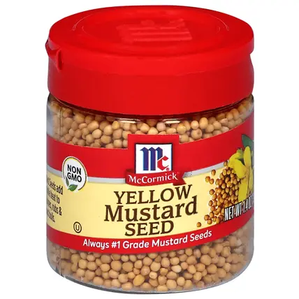 McCormick Mustard Seed - Yellow, 1.4 oz