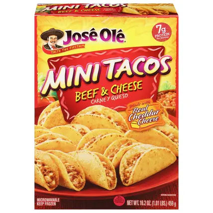 Jose Ole Beef & Cheese Mini Tacos 16.2 oz