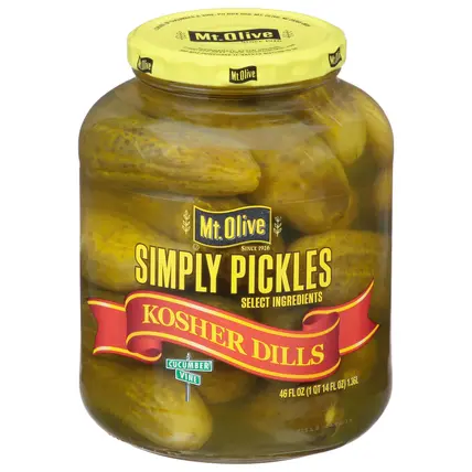Mt Olive Simply Whole Kosher Dill Pickles