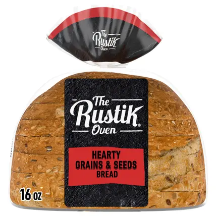 The Rustik Oven Hearty Grains & Seeds Bread, 16 oz