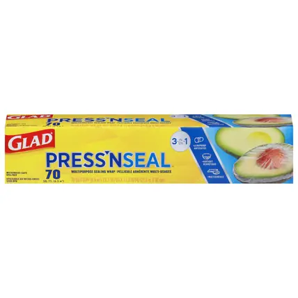 Glad Press'NSeal 70 Square Feet 3-in-1 Multipurpose Sealing Wrap 1 ea