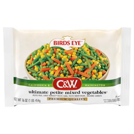 Birds Eye C&W Petite Mixed Vegetables, Frozen Vegetables, 16 Oz