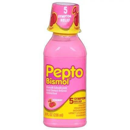 Pepto Bismol Cherry Upset Stomach Reliever/Antidiarrheal 8 fl oz