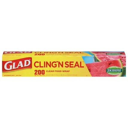 Glad Cling'n Seal 200 Square Feet Clear Food Wrap 1 ea