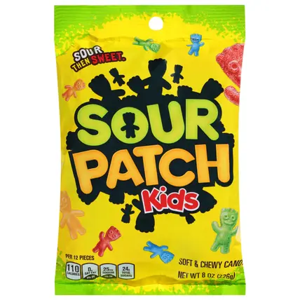 Sour Patch Kids Soft & Chewy Candy 8 oz