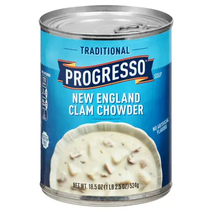 Traditional New England Clam Chowder Soup 18.5 oz