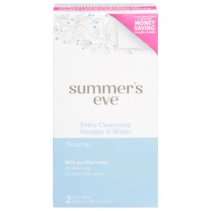 Summer's Eve Extra Cleansing Vinegar & Water Douche 2 ea