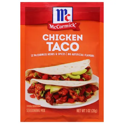 McCormick Chicken Taco Seasoning Mix 1 oz
