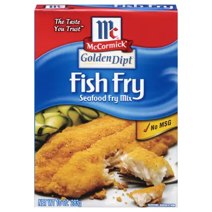 McCormick Golden Dipt Fry Mix - Seafood, 10 oz