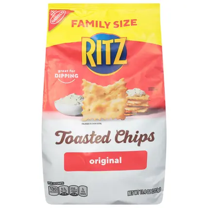 Ritz Original Toasted Chips Family Size 11.4 oz