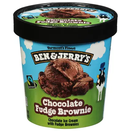 's Chocolate Fudge Brownie Ice Cream 1 pt
