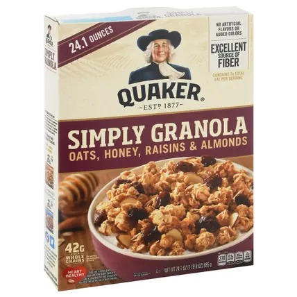 Oats Honey Raisins & Almonds Granola 24.1 oz