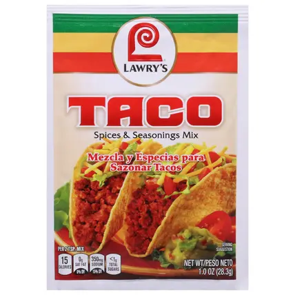 Taco Spices & Seasonings Mix 1.0 oz