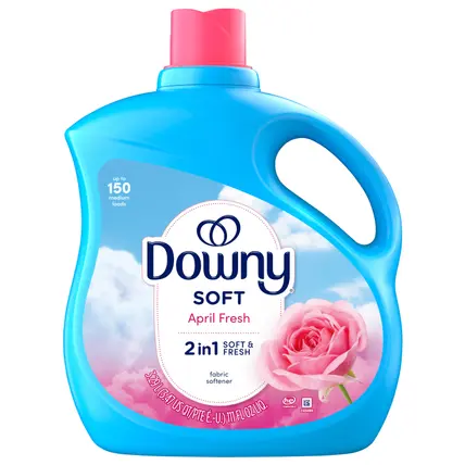 Downy Fabric Softener Liquid (Fabric Conditioner), April Fresh Scent, 111 fl oz, 150 Loads