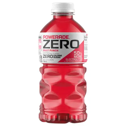 POWERADE ZERO Fruit Punch Sports Drink, 28 fl oz