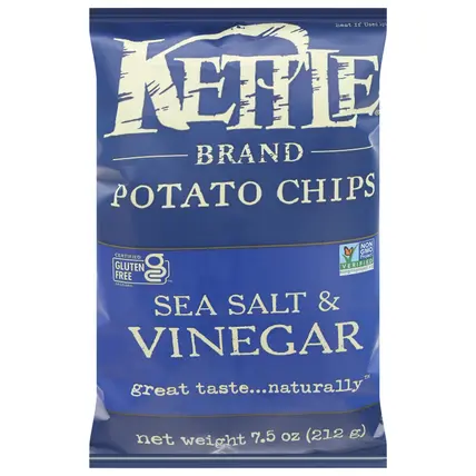 Kettle Brand Sea Salt & Vinegar Potato Chips 7.5 oz
