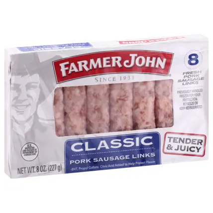 Classic Pork Sausage Links 8 ea