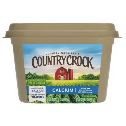 Country Crock Calcium Buttery Spread Tub 45 oz