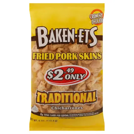 Traditional Fried Pork Skins 4 oz