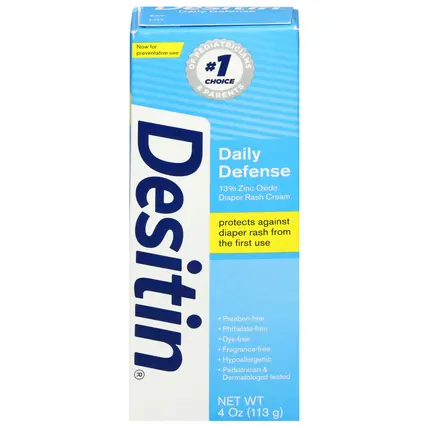 Daily Defense Diaper Rash Cream 4 oz