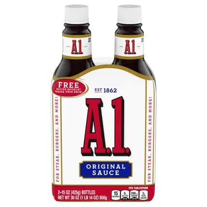 A.1. Original Sauce, 2 ct Pack, 15 oz Bottles
