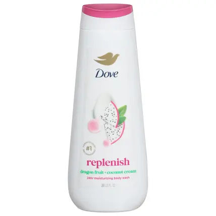 Dove Replenish Dragon Fruit + Coconut Cream Body Wash 20 fl oz