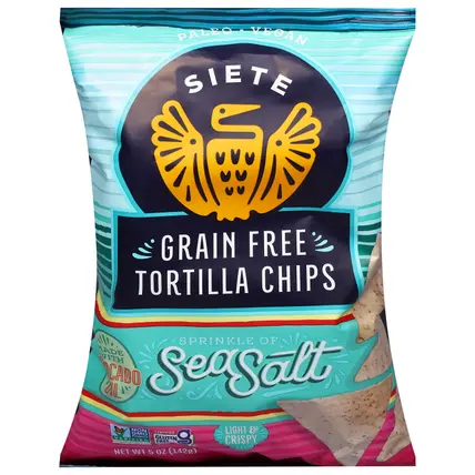Siete Grain Free Sea Salt Tortilla Chips 5 oz