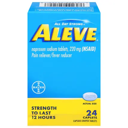 220 mg Pain Reliever/Fever Reducer 24 Caplets