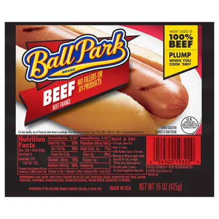 Beef Hot Dogs, 8 Count