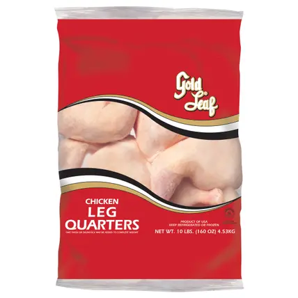 Fresh Chicken Leg Quarters, 10 lb