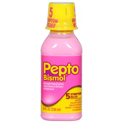 Pepto Bismol Upset Stomach Reliever/Antidiarrheal 8 fl oz
