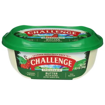 Challenge Spreadable Sea Salted Butter with Pure Avocado Oil 6.5 oz
