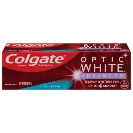 Colgate Optic White Advanced Icy Fresh Toothpaste 3.2 oz