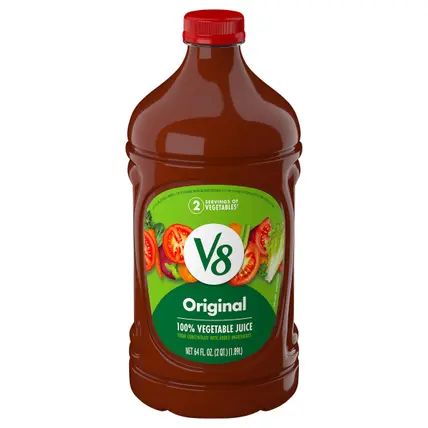 V8® Original 100% Vegetable Juice, 64 fl oz Bottle