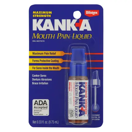 Kanka Maximum Strength Mouth Pain Liquid 0.33 fl oz