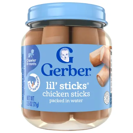 Stage 3 Baby Food, Lil’ Sticks Chicken Sticks, Chicken Baby Food