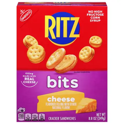 Ritz Bits Cheese Cracker Sandwiches 8.8 oz