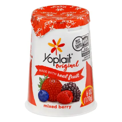 Yoplait Original Low Fat Mixed Berry Yogurt 6 oz