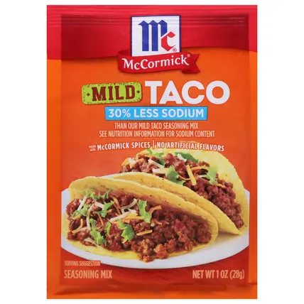 McCormick Mild Taco Seasoning Mix 1 oz