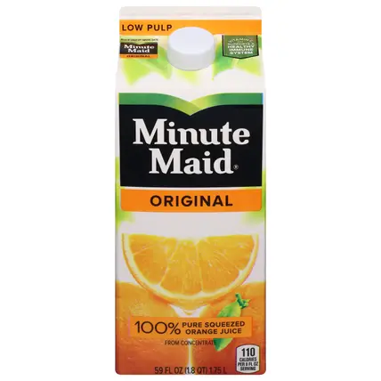 Low Pulp 100% Pure Squeezed Original Orange Juice 59 fl oz