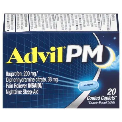 PM 200 mg Pain Relief & Sleep Aid 20 Caplets