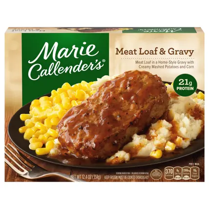 's Meat Loaf & Gravy, Frozen Meal, 12.4 oz.
