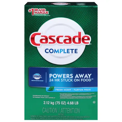 Cascade Complete Fresh Scent Dishwasher Detergent 75 oz