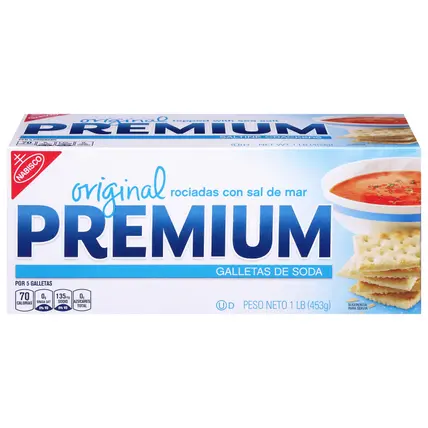 Premium Original Saltine Crackers 1 lb