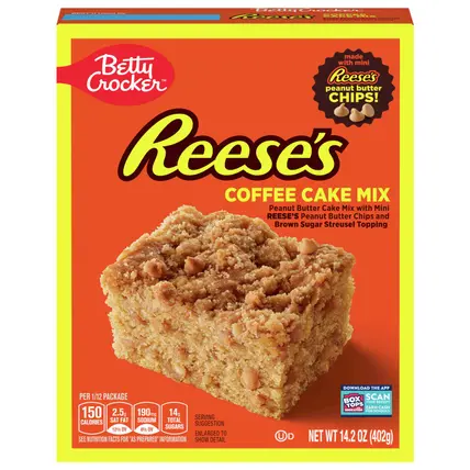 REESE'S Peanut Butter Coffee Cake Mix, 14.2 oz.