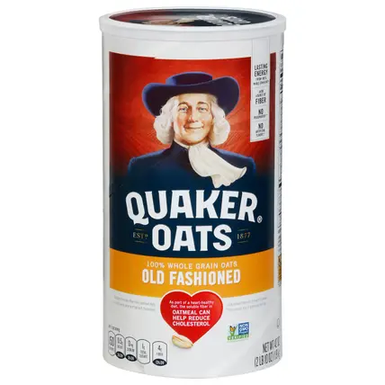 Oats Old Fashioned 100% Whole Grain Oats 42 oz
